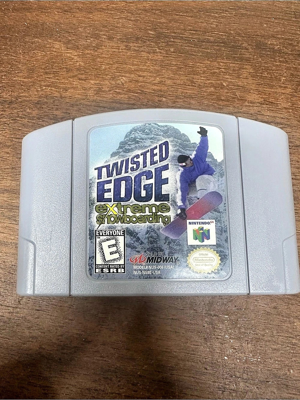 Nintendo Twisted Edge Extreme Snowboarding (Nintendo 64) Game Pak Gray